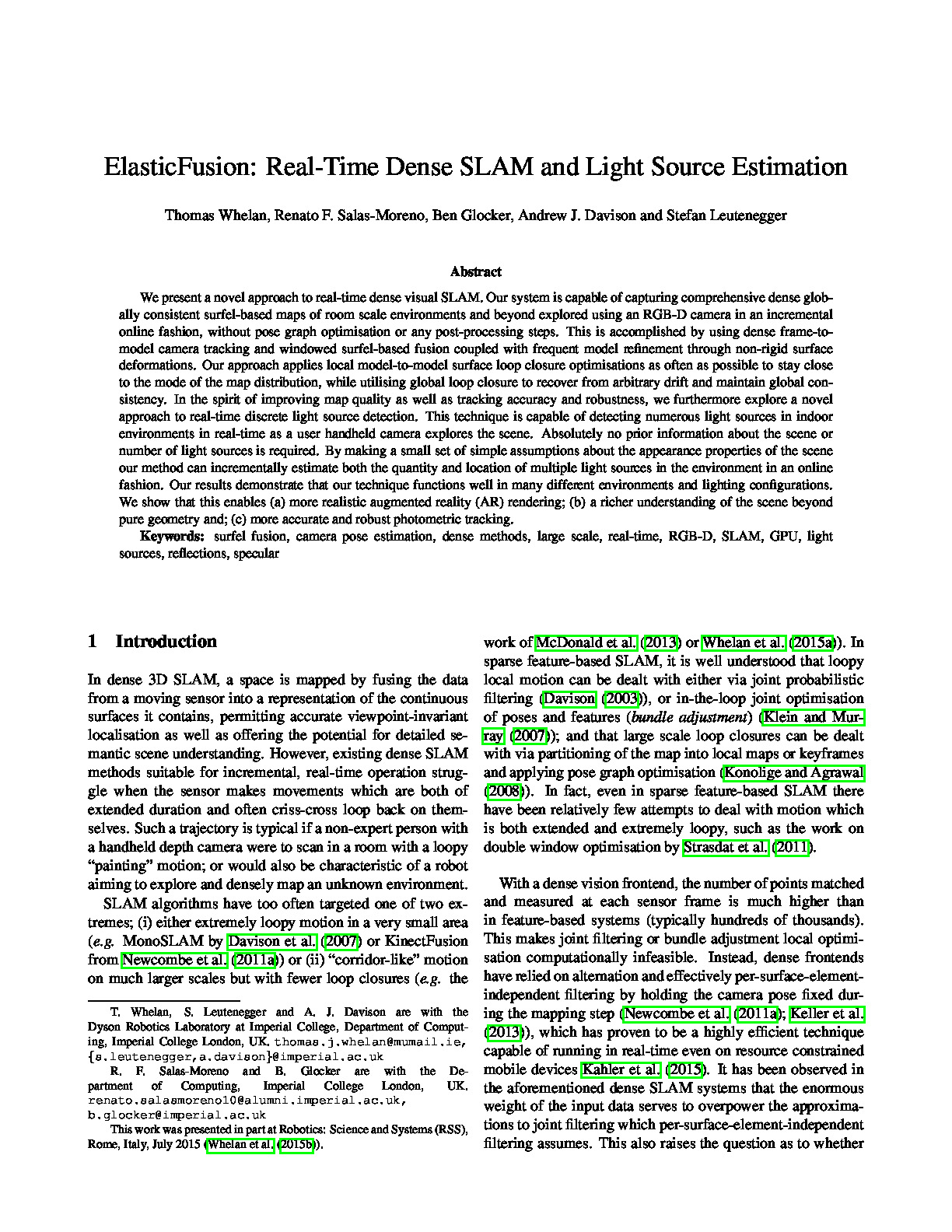 ElasticFusion_ Real-Time Dense SLAM and Light Source Estimation-Whelan2016ijrr