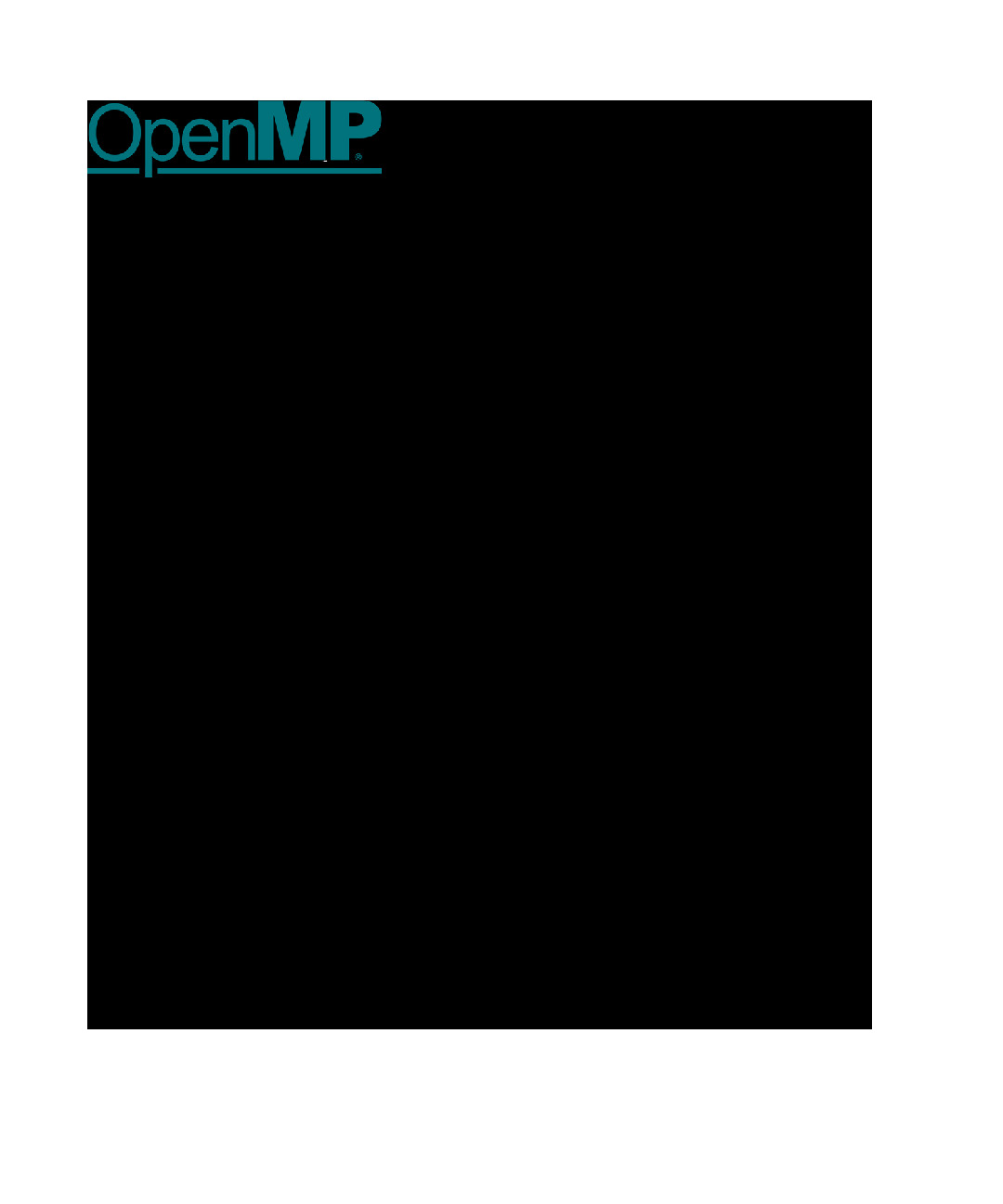 OpenMP-API-Specification-5.0