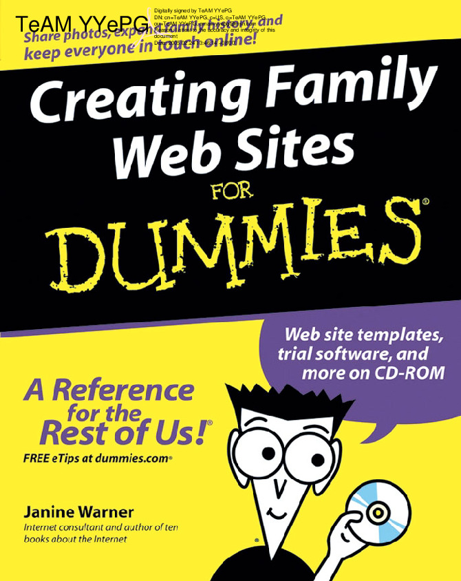 Creating Family Web Sites for Dummies