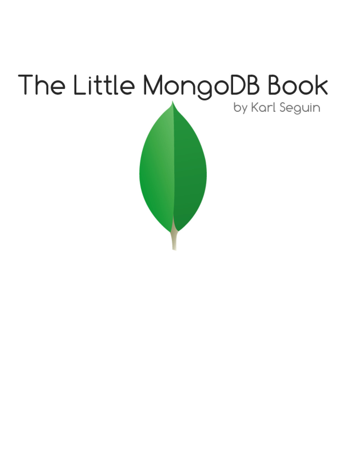 The Little MongoDB Book