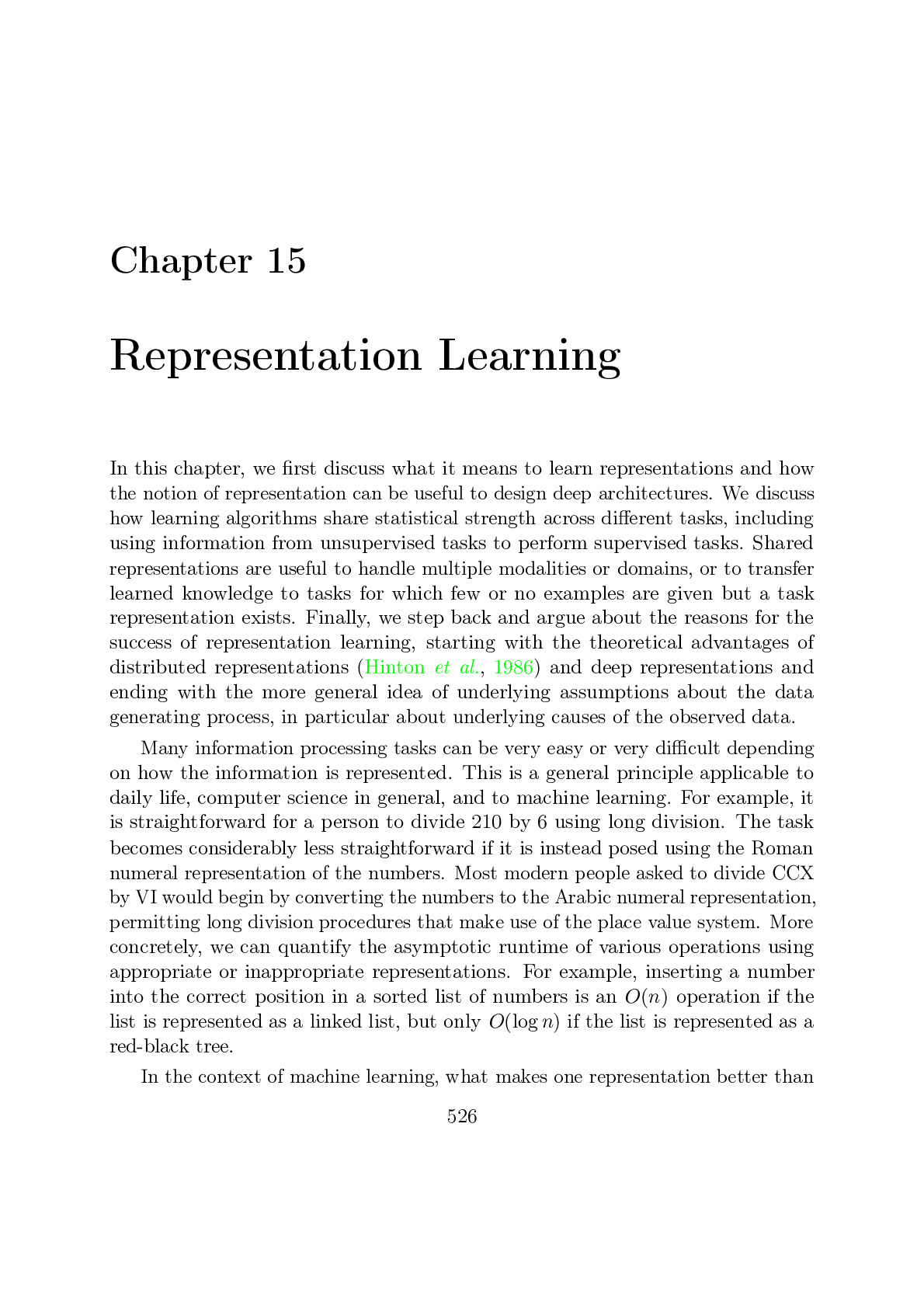 15 Representation Learning