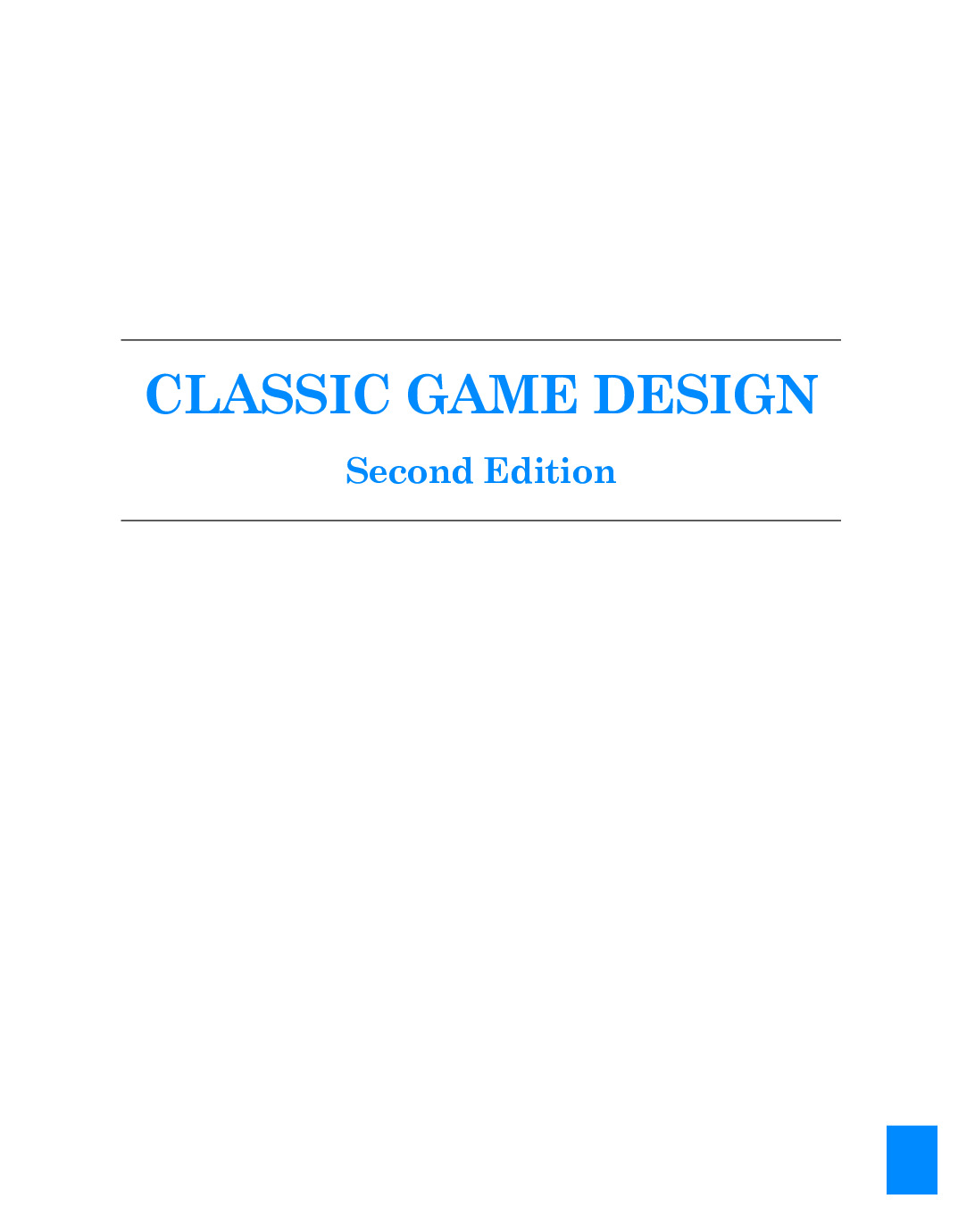 classicgamedesign