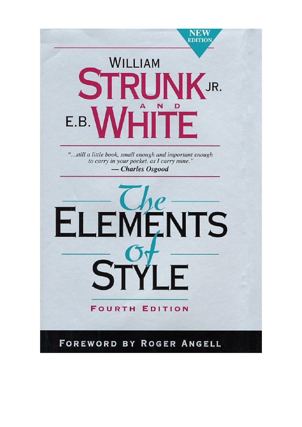 [英语]The Elements of Style, Fourth Edition