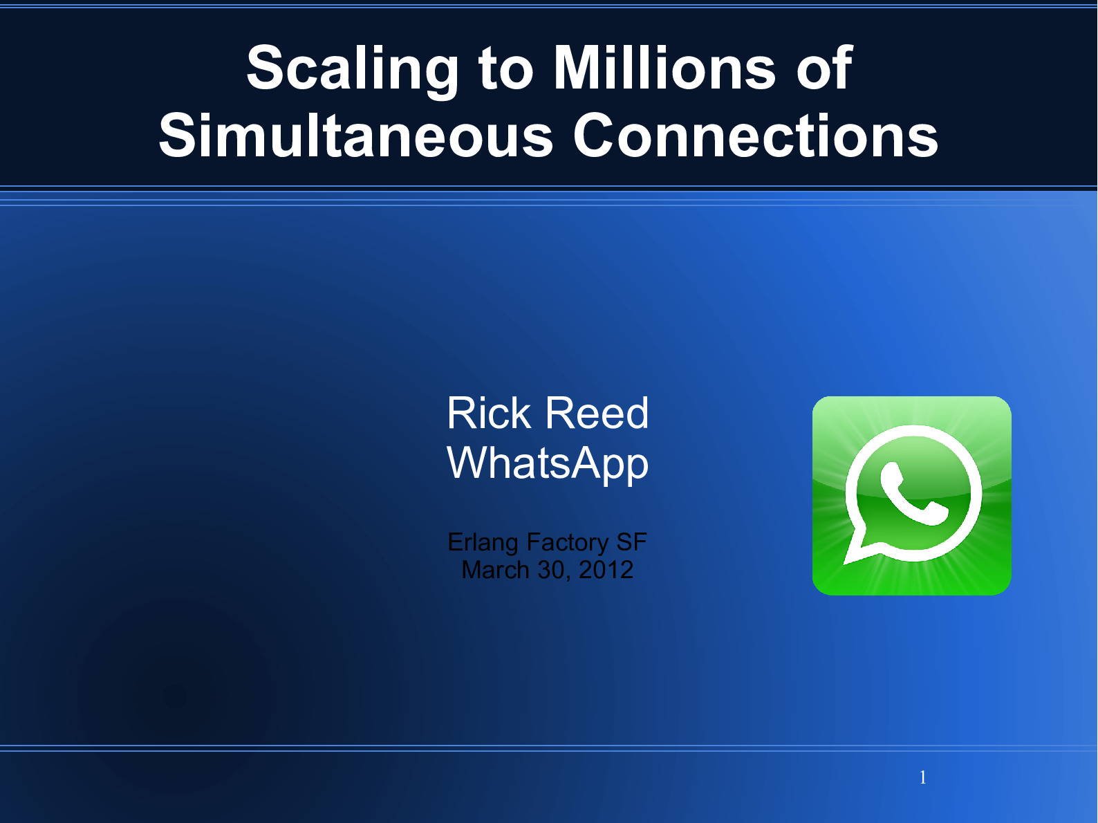 whatsapp技术架构