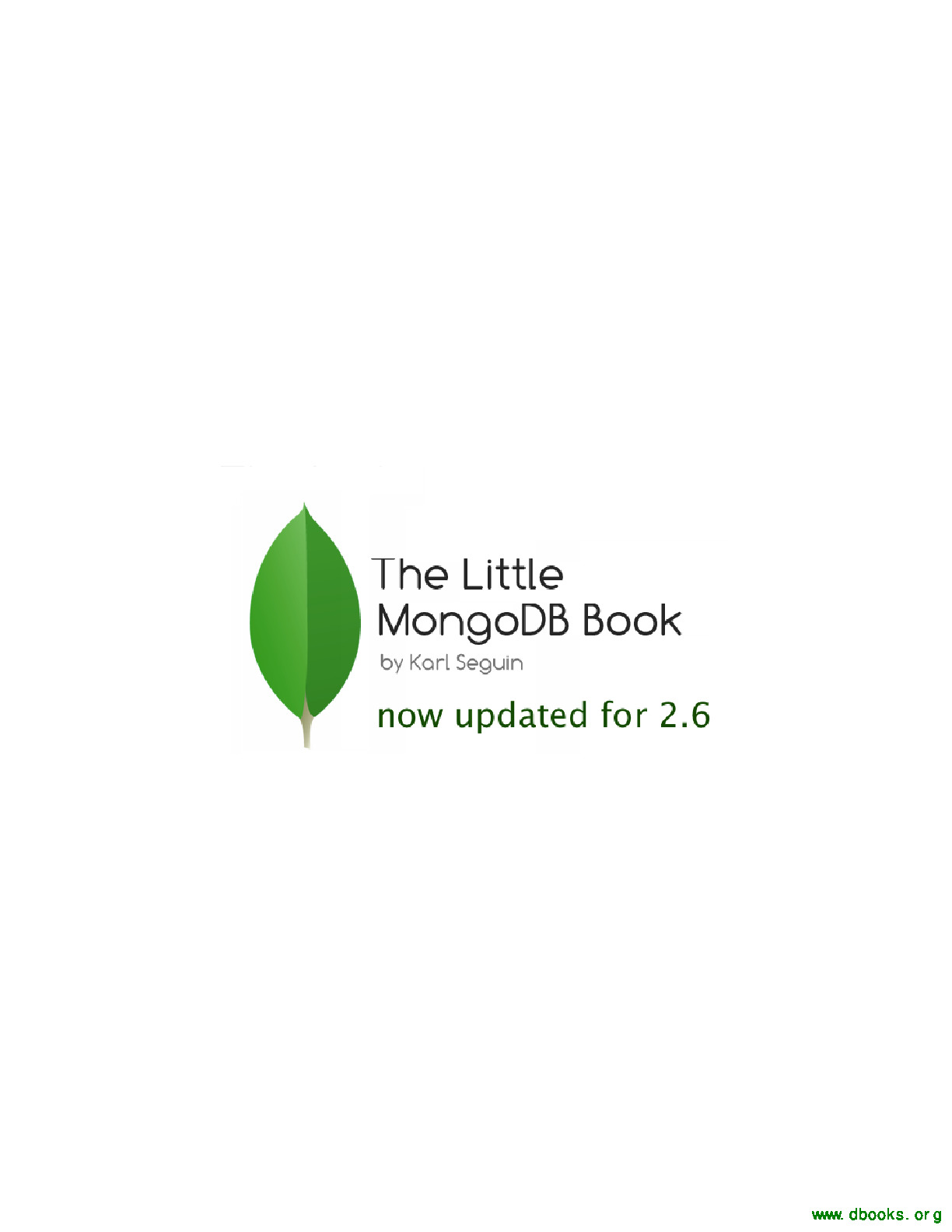 The Little MongoDB Book