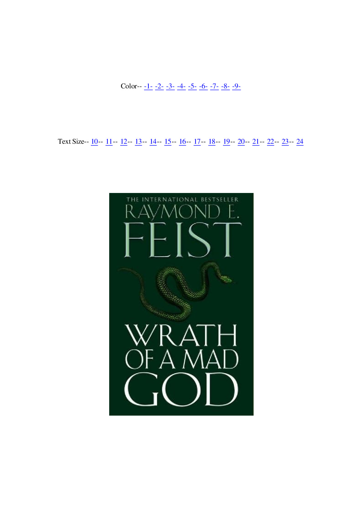 Raymond E. Feist – Darkwar 3 – Wrath of a Mad God