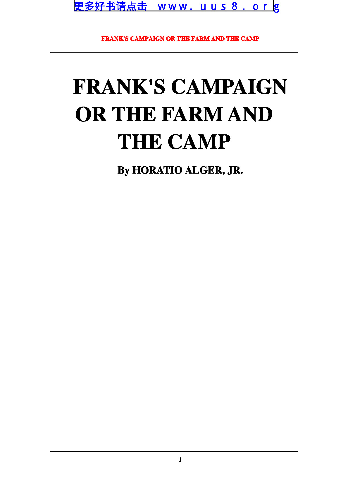 FRANK’S_CAMPAIGN(弗兰克宣战)