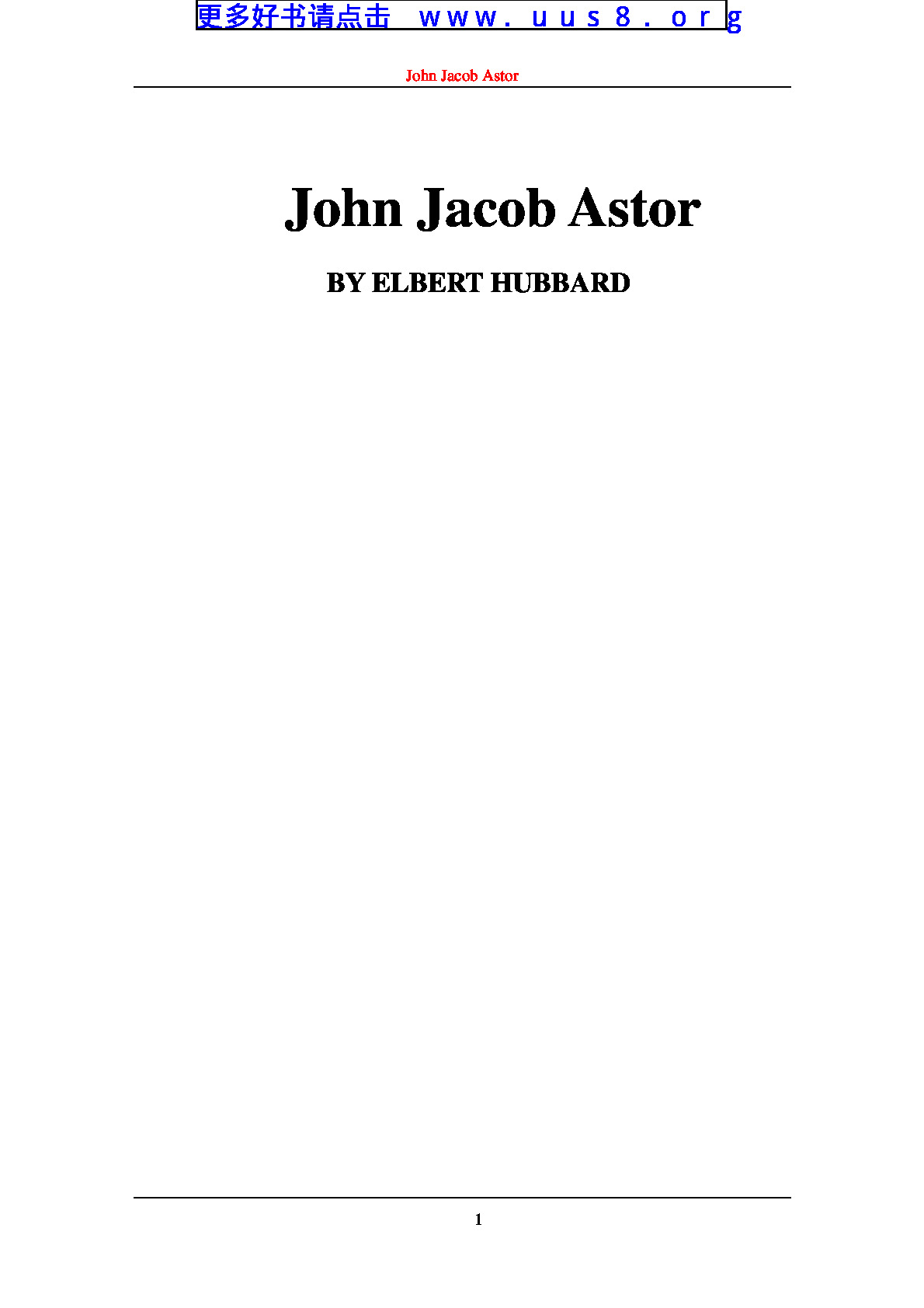 John_Jacob_Astor(约翰·约伯·奥斯塔)