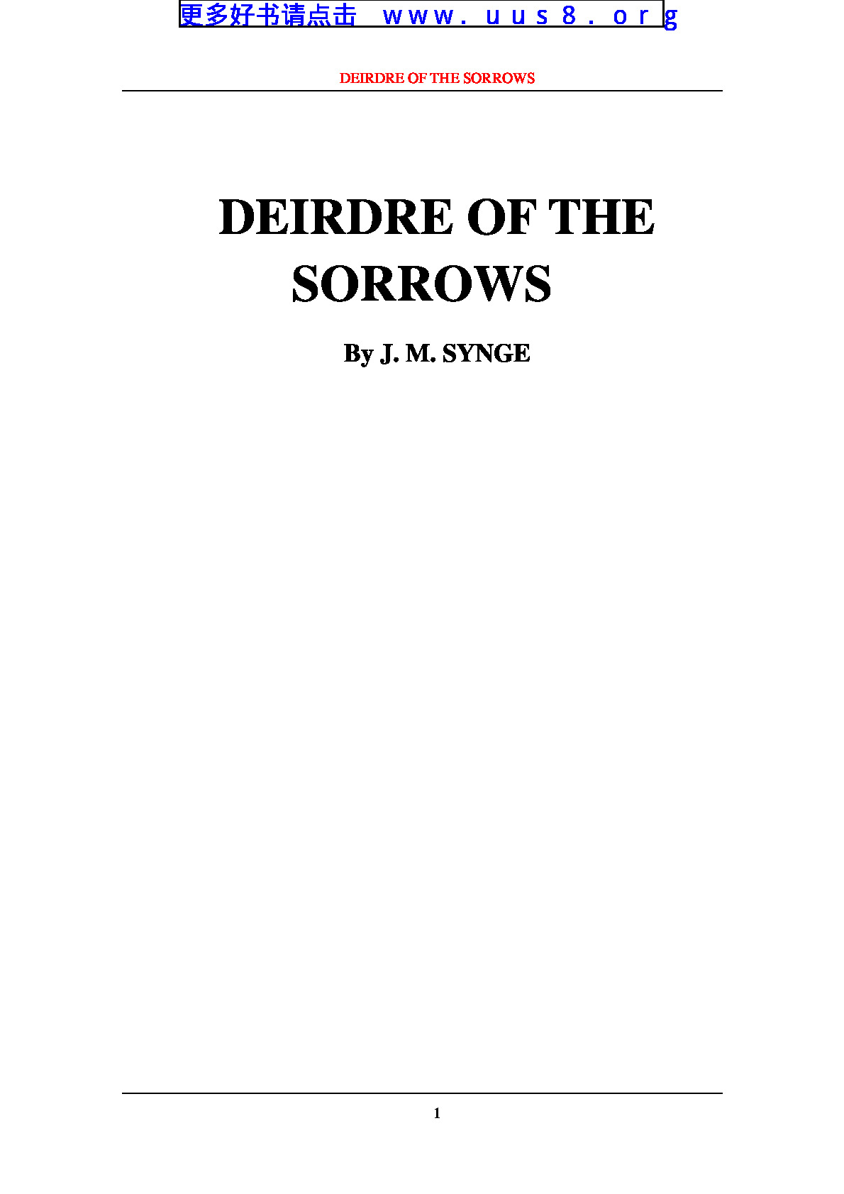 DEIRDRE_OF_THE_SORROWS(悲伤的戴德尔)