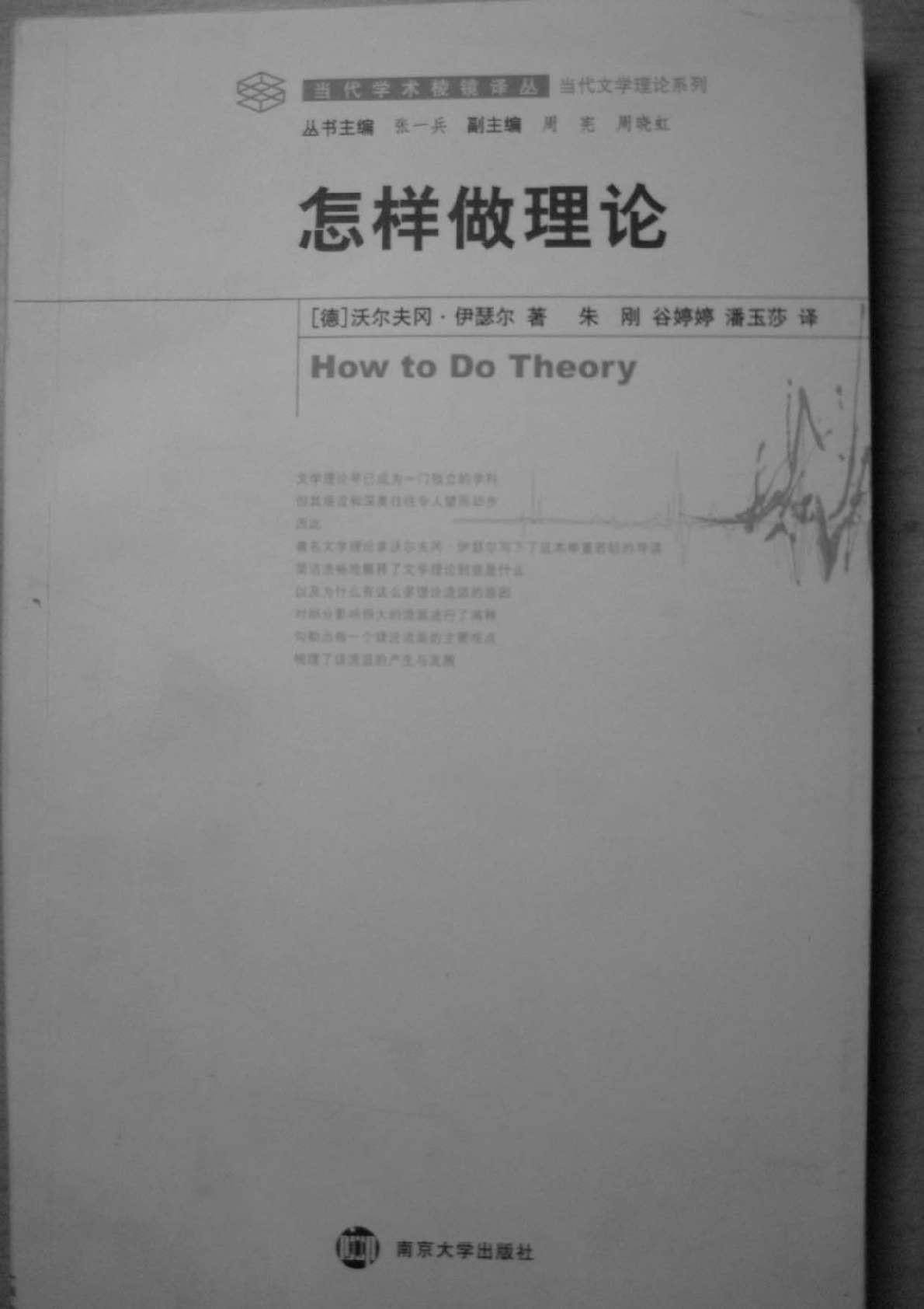 怎样做理论 ［德］沃尔夫冈•伊瑟尔：，南京大学，2008
