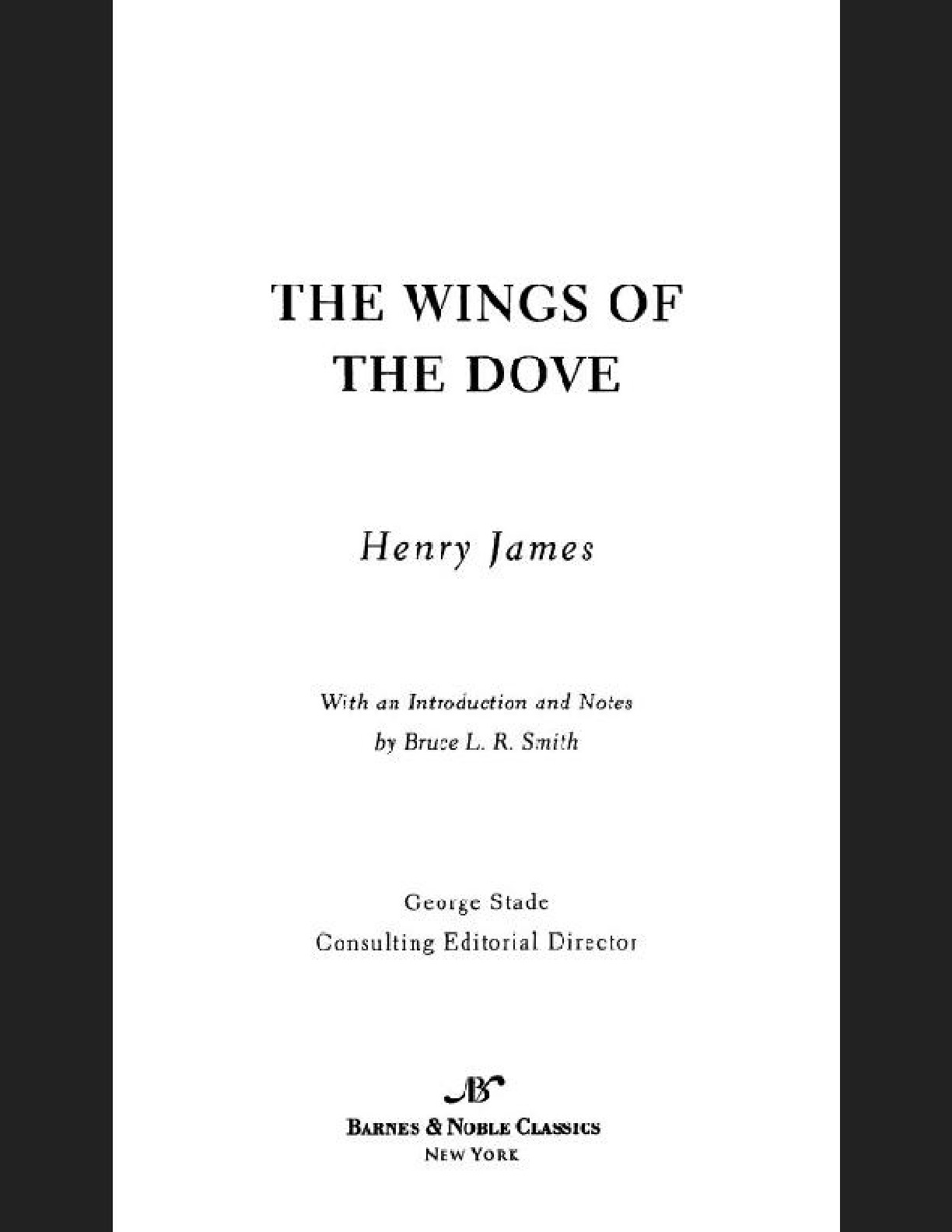 Wings of the Dove (Barnes & Noble Classics Series) – Henry James