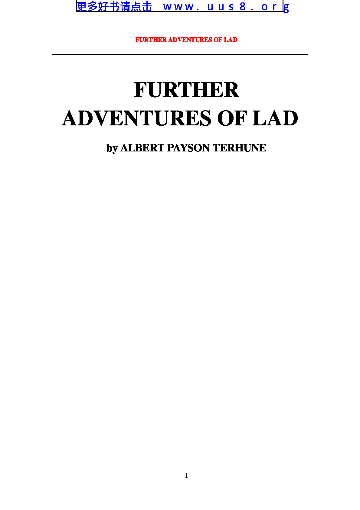 FURTHER_ADVENTURES_OF_LAD(莱德又一次冒险)