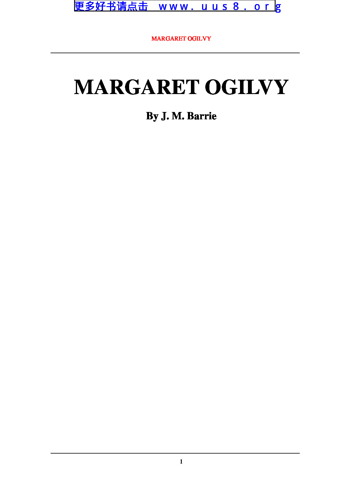 MARGARET_OGILVY(玛格丽特·奥格维)