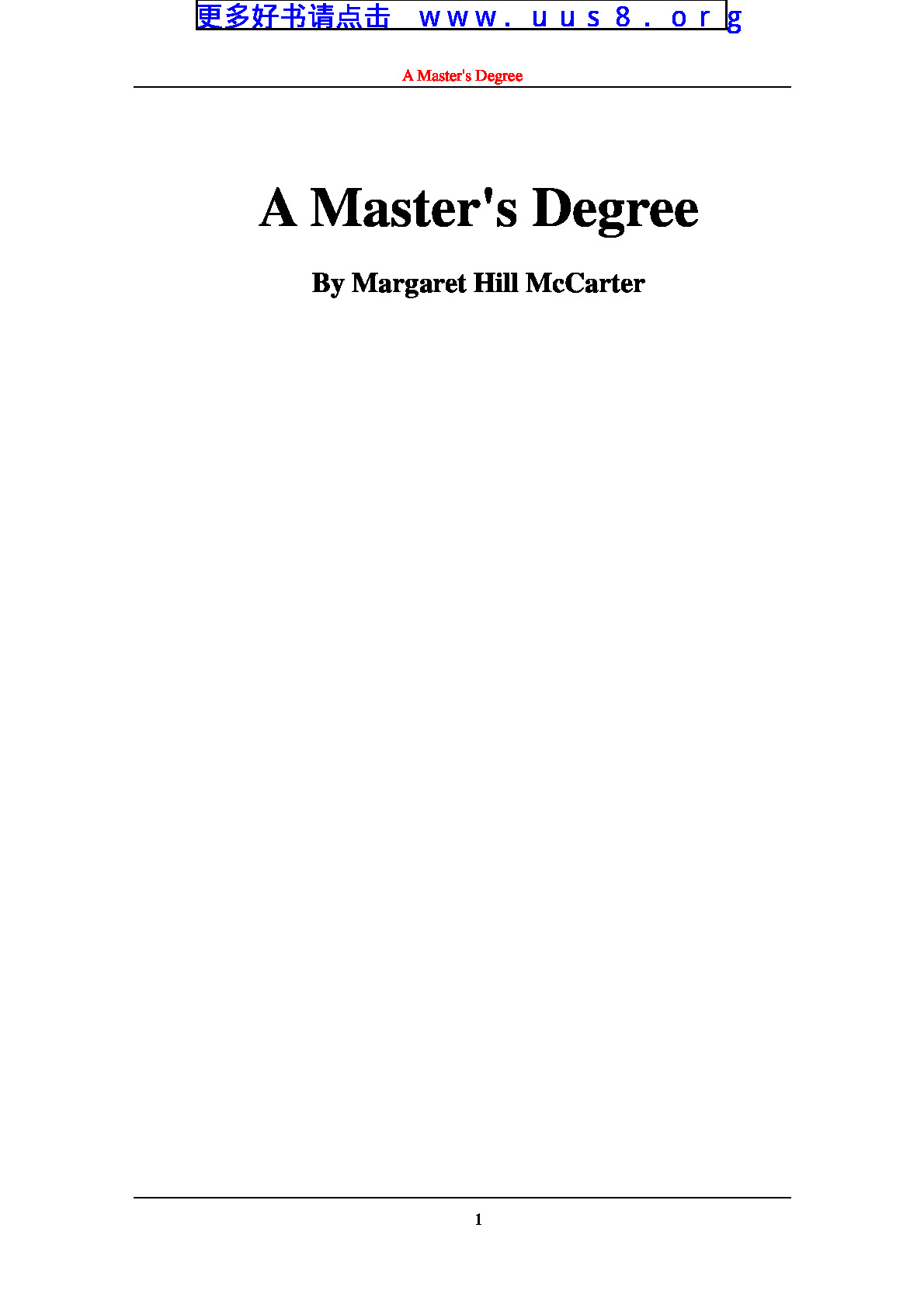 a_master’s_degree(硕士学位)