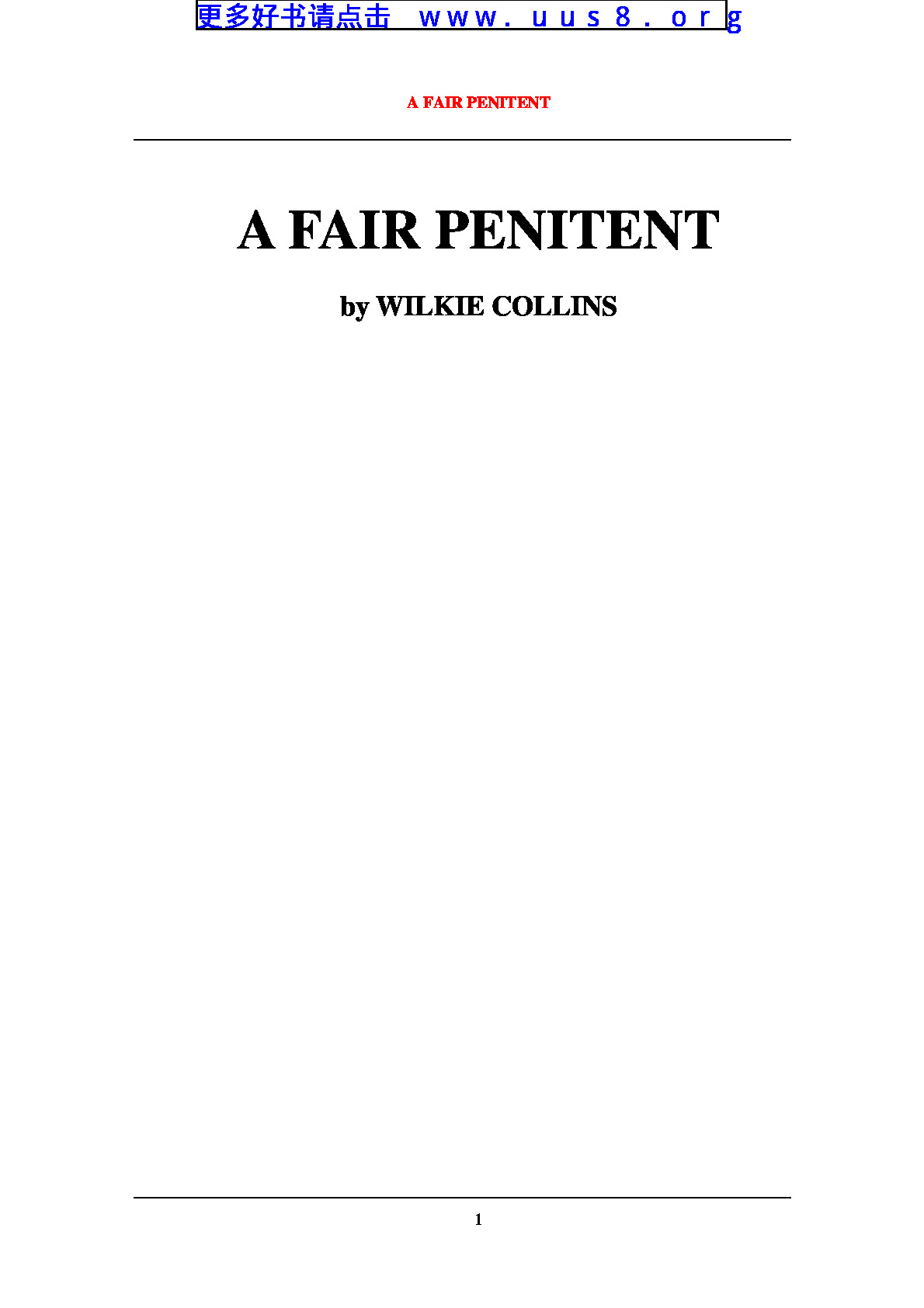 a_fair_penitent(由衷的忏悔)