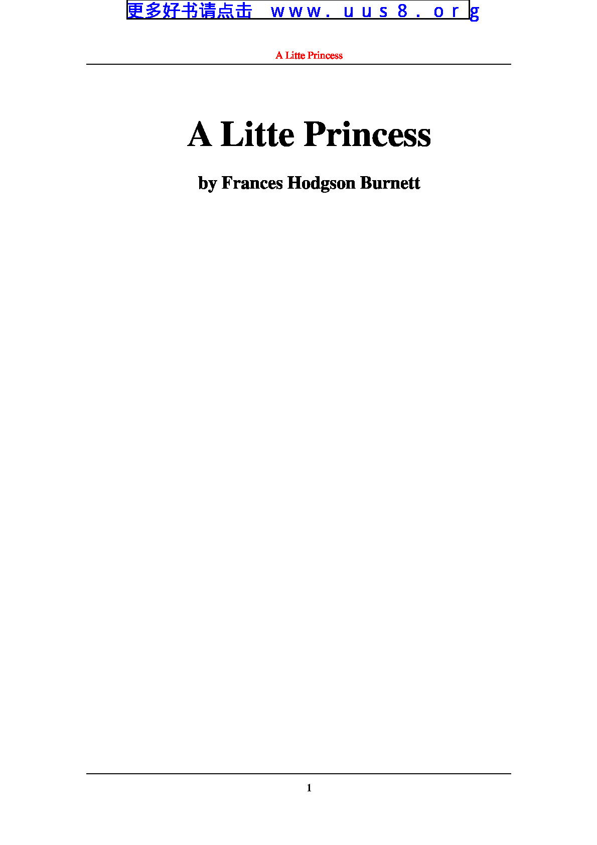 a_litte_princess(小公主)