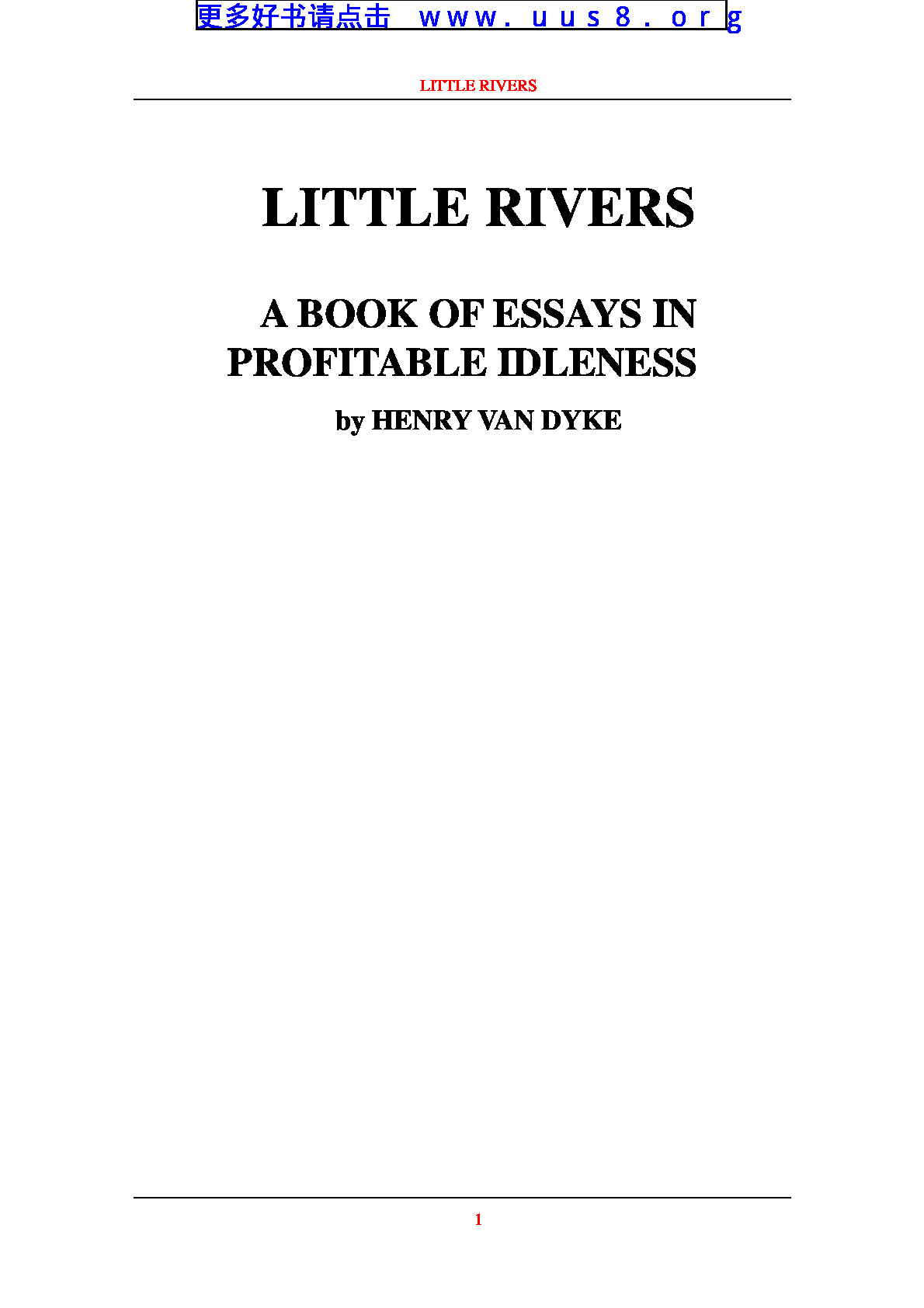 LITTLE_RIVERS(小河)