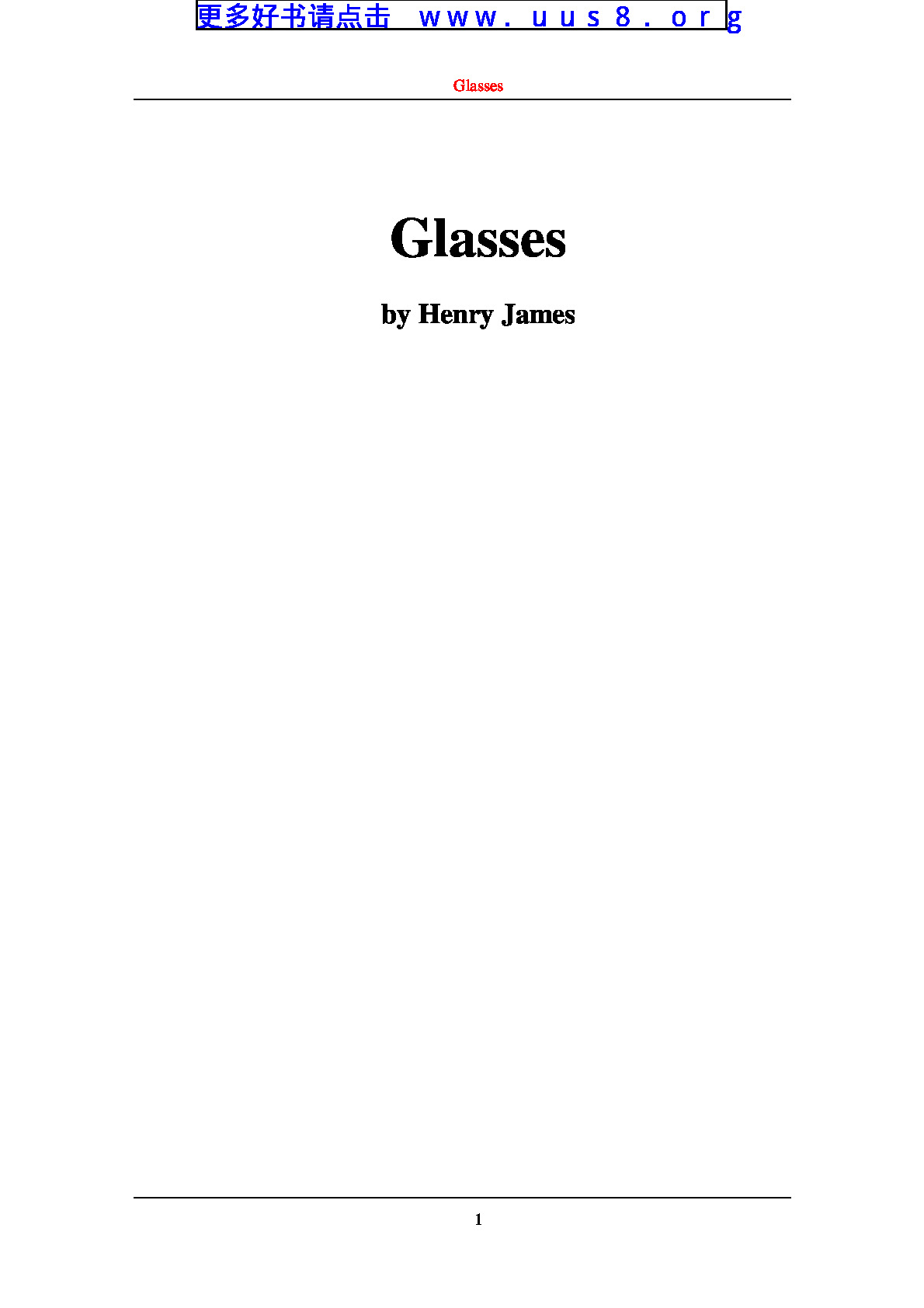 Glasses(玻璃)
